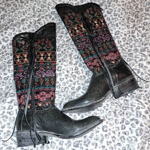 Johnny Ringo Knee High Boots Size 8